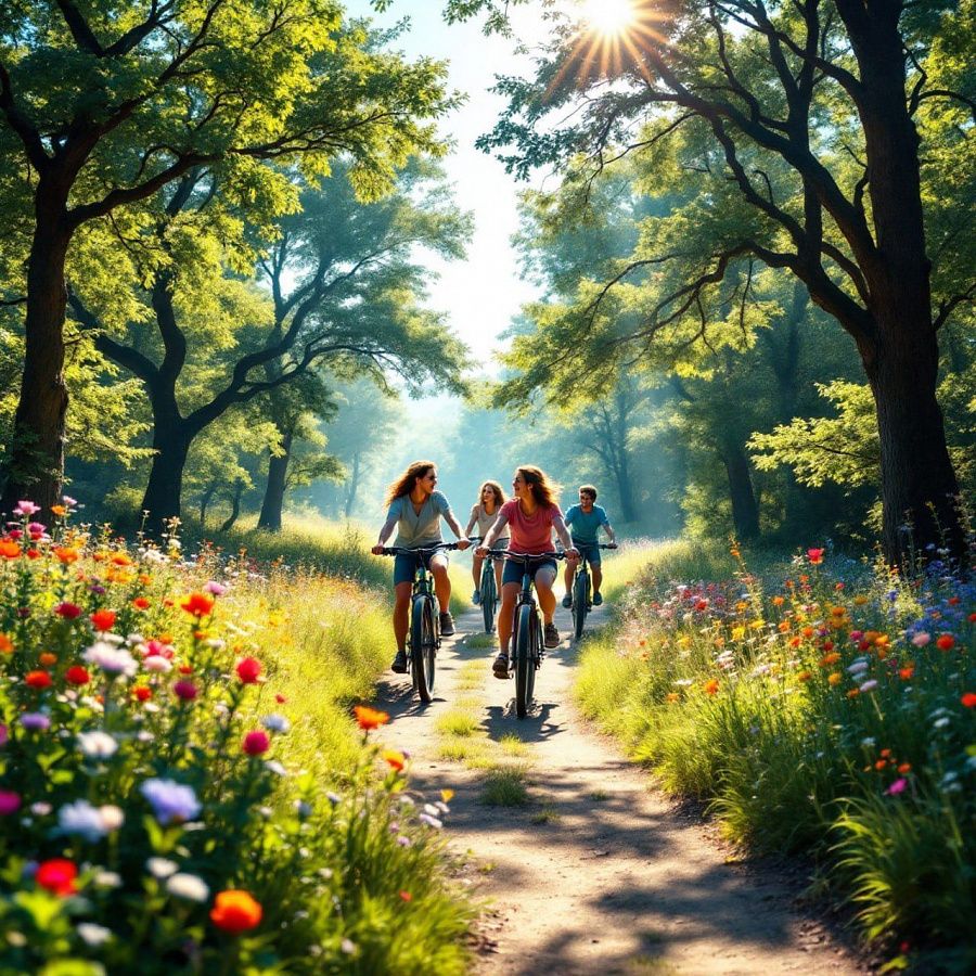 Прогулки на велосипедах